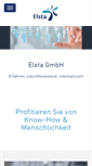 Mobile Screenshot of elsta-gmbh.de